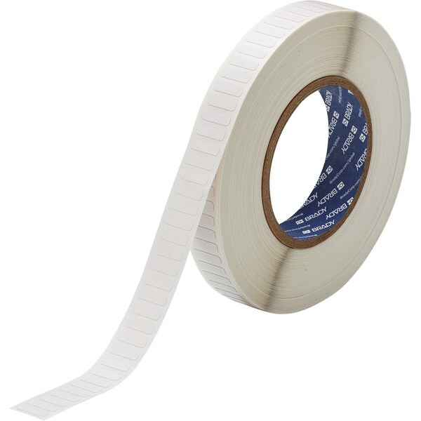 Laser Markable Matte White Polyimide Labels 0.2 in H x 0.65 in W White 10000/RL